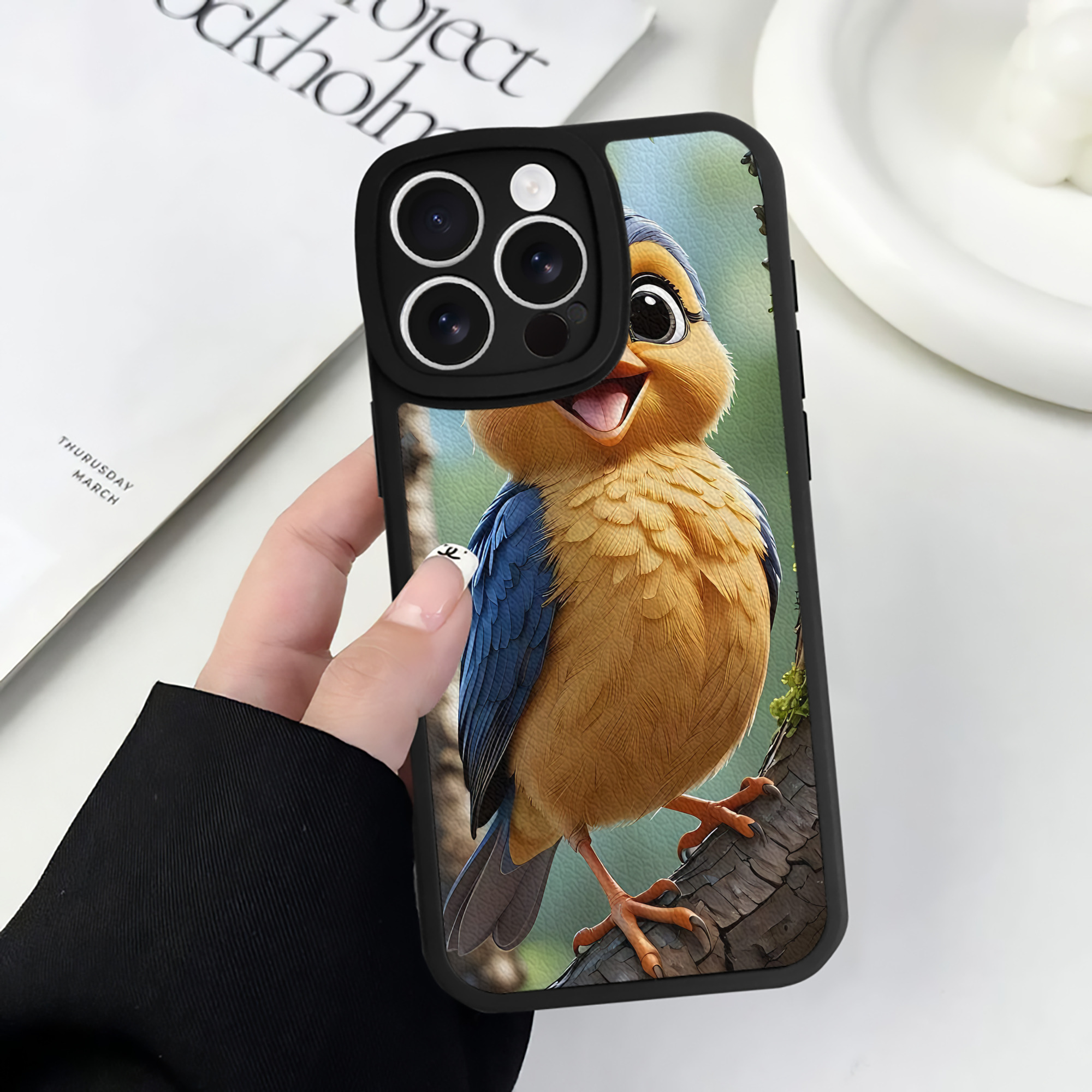 （画像用） Angry Birds アングリーバード 【iPhone 16シリーズ対応】シリコンスマホケース（レザー調） 材質：シリコン